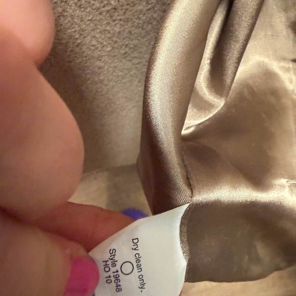 J. Crew Classic Camel Trench Coat Size 0 - Picture 4 of 5